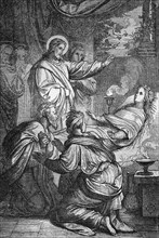 Jesus wakes the daughter of the darius