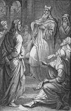 Christ infront of caiaphas