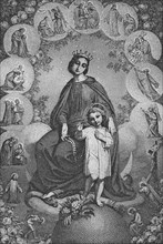 The queen of the holy rosary