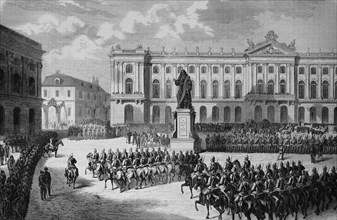 Arrival of prussian troups