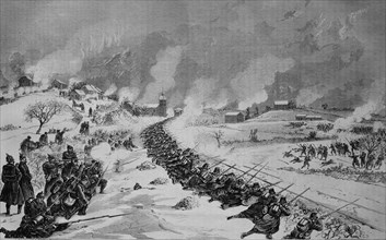 Battle at the railway embankment