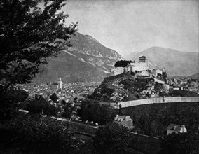 Chateau in lourdes, hautes-pyrenees