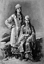 Tajik woman and sart woman