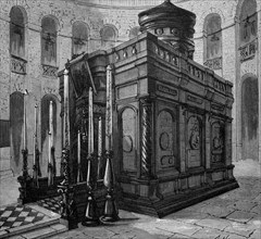 Grave chapel in the church of the holy sepulchre