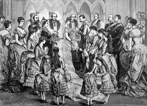 Wedding, 1885, of princess beatrice of england