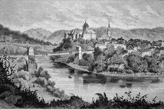 Schloss elbogen castle in egertal valley