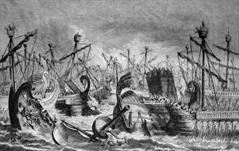 Battle of the aegates island