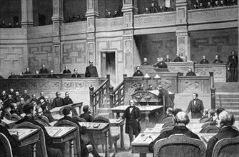 Meeting of the german reichstag