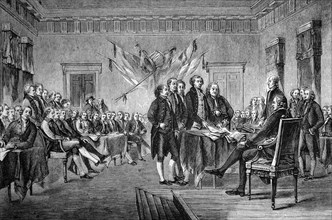 Signing of the declaration of independence
