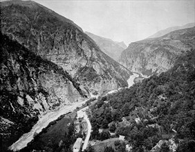 The valley vallee de la tinee