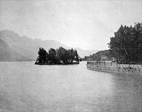 la ile de cygnes a  annecy