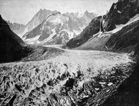 Glacier near chamoix