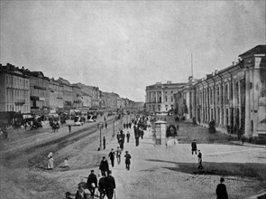 Nevsky prospect avenue, saint petersburg
