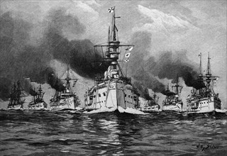 The ships of the german cruiser