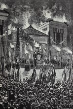 The funeral of prince bismarck