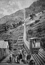 Rack-and-pinion railway