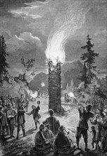 St. john's fire in finland