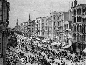 Broadway in 1888