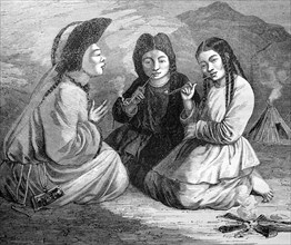 Kalchas women in mongolia