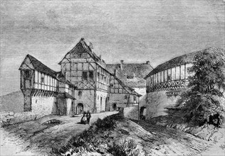 Luther's home in wartburg castle
