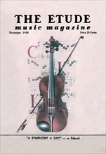 Violin on Magazine Cover 1938
