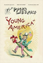 Puck's Library: "Young America" 1895