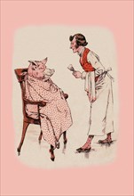 Shaving the Pig 1900