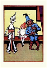 Tin Man, Dorothy and Scarecrow 1900