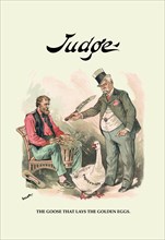 Judge: The Goose That Lays the Golden Eggs 1888