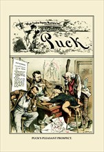 Puck Magazine: Puck's Pleasant Prospect 1886