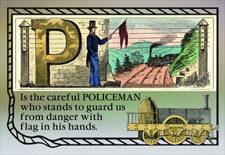 P is the Careful Policeman 1880