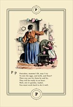 Little Lily's Alphabet: Pancakes, Mamma! 1880