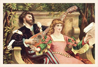Duet In Venice 1870