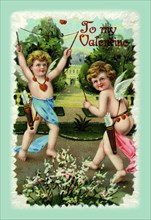 Two Cupids With Arrows