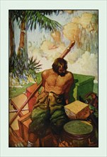 Robinson Crusoe: I Did My Utmost to Keep the Chests in Their Places 1914