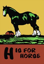 H is for Horse 1923