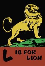 L is for Lion 1923