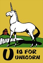 U is for Unicorn 1923