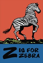 Z is for Zebra 1923