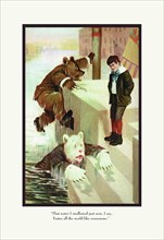 Teddy Roosevelt's Bears: Teddy B and Teddy G in the Water 1908