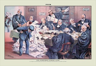 Puck Magazine: Our Overworked Supreme Court