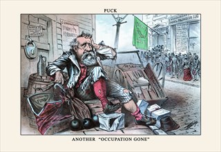 Puck Magazine: Another "Occupation Gone"