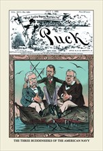 Puck Magazine: The Three Buddensieks 1885