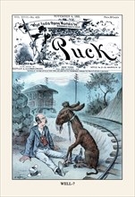 Puck Magazine: Well-? 1885