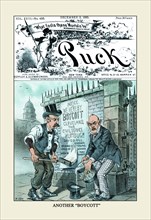 Puck Magazine: Another "Boycott" 1885