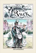 Puck Magazine: Our Congressman 1883