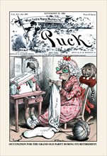 Puck Magazine: Occupation for the Grand Old Party During its Retirement 1882