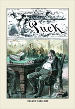Puck Magazine: Staked and-Lost 1882