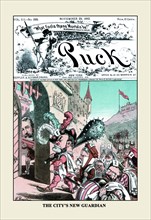 Puck Magazine: The City's New Guardian 1882