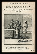 Skeleton, Nobleman and Jester 1764